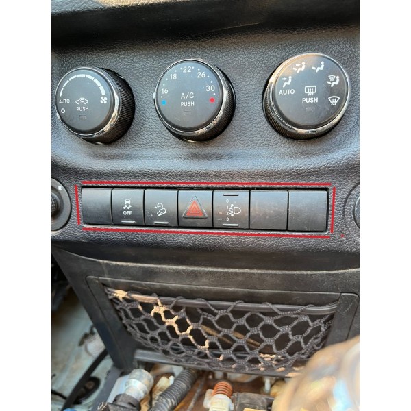 Conjunto De Botões Tração Alerta Luz Jeep Wrangler 3.6l 2014