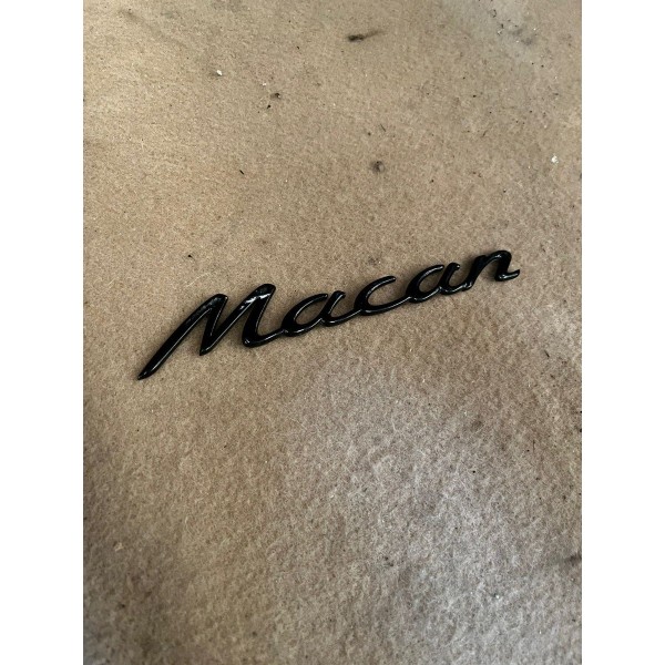 Emblema Escrita Macan Porsche Macan S 2016 C/detalhe